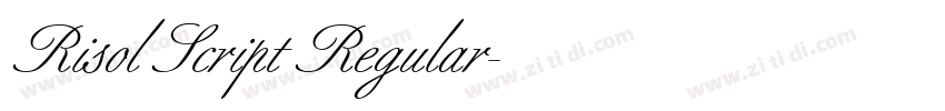Risol Script Regular字体转换 Risol Script Regular字体转换